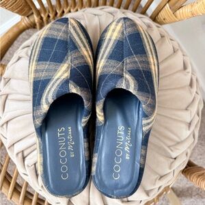 Coconuts by Matisse Bella Plaid Platform Mule Clogs